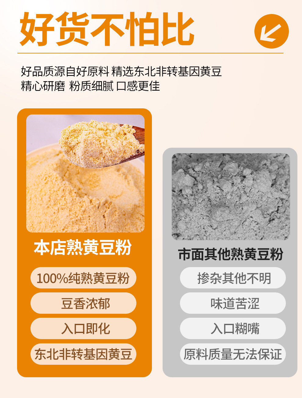 安享好物 安享A级黄豆粉-汴都铺子熟黄豆粉 国标 