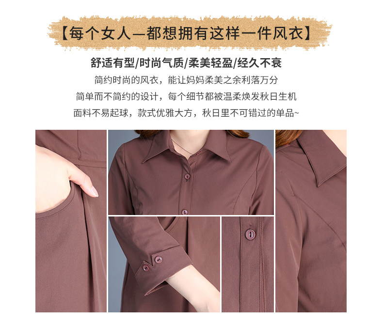 Trench pour femme en Polyester en Nylon - Ref 3227941 Image 9