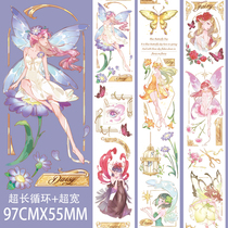 Teenage Girl Original Hand Ledger Merry Fairy and Paper Adhesive Tape Special Oil Flowers Elf II Midsummer Nights Dream