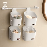 懒角落 Подвесная корзина домашняя стойка для ванной комнаты маленькая висящая корзина стена ванной комнаты -корзина для хранения многофункциональная корзина для ванны