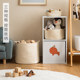 Lazy corner children's toy storage basket household baby clothes sundries doll doll storage storage basket storage bucket