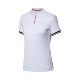 Li Ning ngắn tay áo polo nữ 2019 loạt thời trang thể thao mới mùa hè ve áo giản dị thể thao đan - Áo polo thể thao áo polo họa tiết