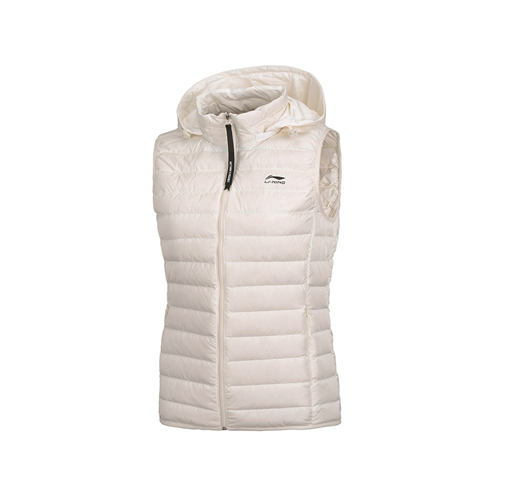 Li Ning xuống vest nữ thể thao loạt thời trang áo khoác ấm có thể tháo rời mùa đông vịt trắng xuống đồ thể thao - Áo thể thao áo khoác the thao nam