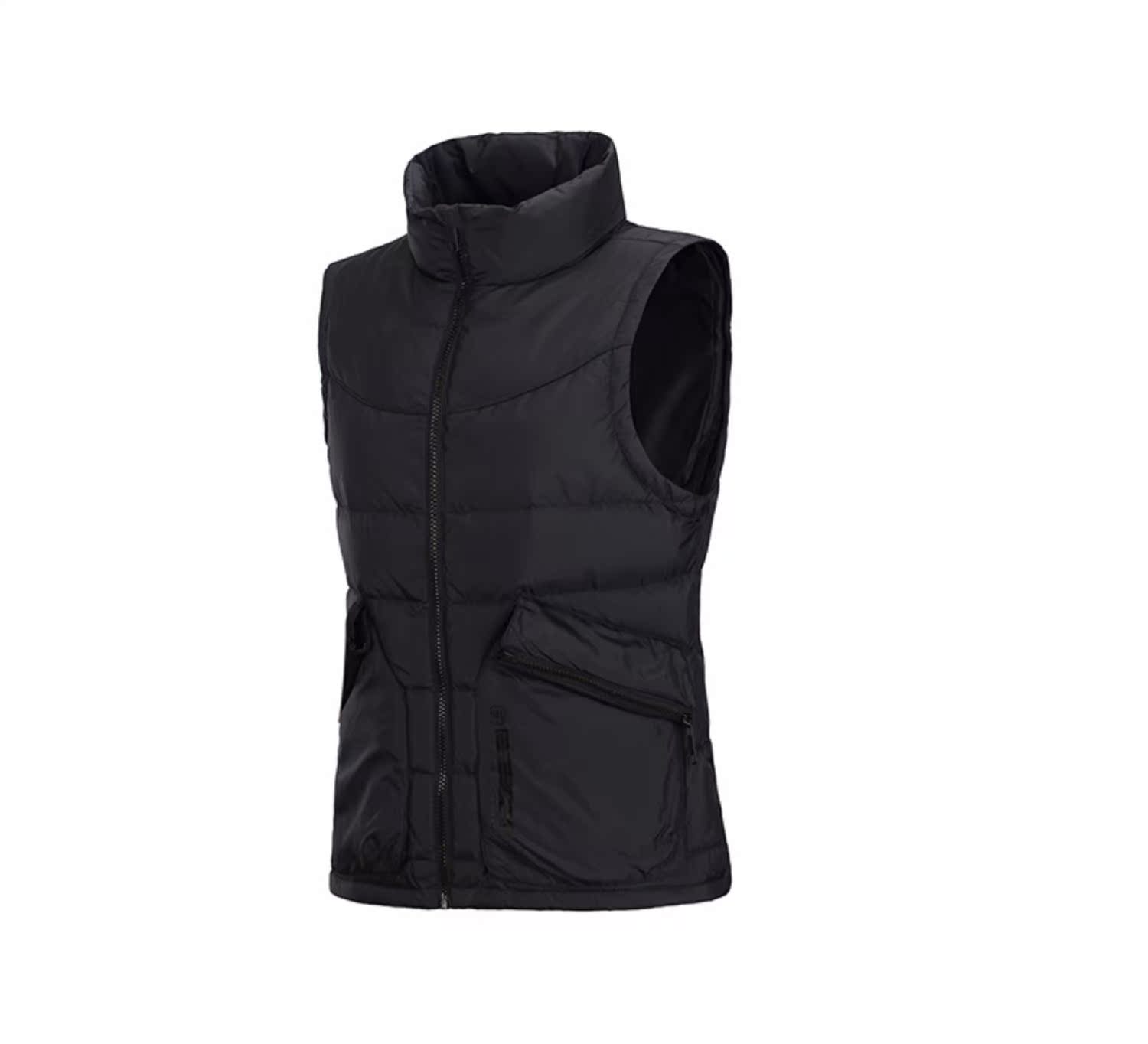 Li Ning xuống vest Bà BAD FIVE loạt bóng rổ ấm áp cổ áo giản dị mùa đông vịt trắng xuống trang phục thể thao - Áo thể thao áo khoác the thao adidas