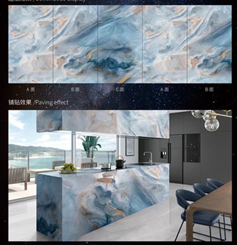 The factory produces 1600*2800*12 star drill series crystal glaze on or below unlimited lines