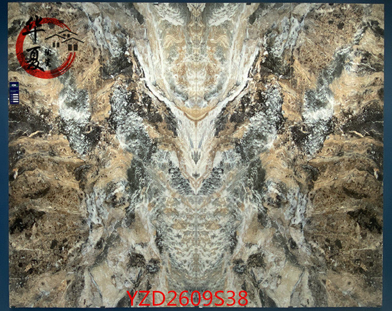 Dark color living room tile background wall 800X2600 infinite about even grain slate slab hotel lobby floor tiles