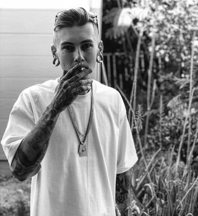 Proclub West Coast Heavy-Duty American Style Trendy T-Shirt Solid Color Loose Fit Plus Size Short Sleeve Street Dance Hip-Hop Small Neckline