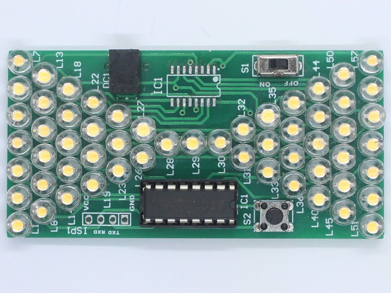 57LED Electronic hourglass kit interesting electronic production assembly practical training skills examination competition loose pieces-Taobao