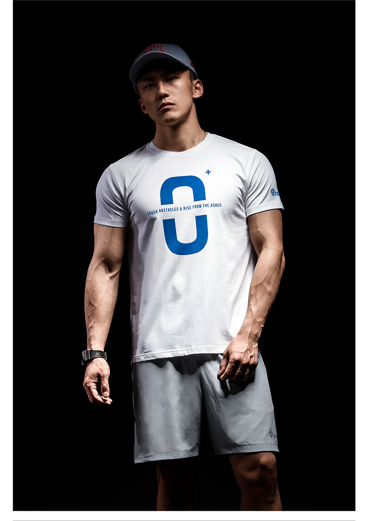 Monster Guardians Tide thương hiệu in áo thun thể dục Áo thể thao nam tay ngắn mùa hè mới áo tank top gym nam