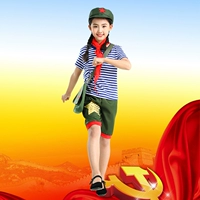 Шорты, шапка, шейный платок, ранец, короткий рукав