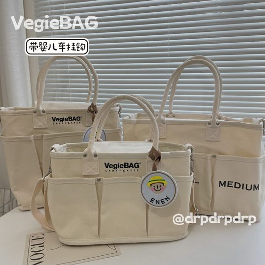 Японская сумка-органайзер для мам, вместительная, многофункциональная, сумка через плечо для мам и малышей, можно повесить на коляску.