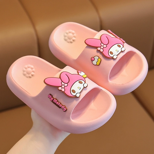 Детские тапочки для принцессы, сверхлегкая нескользящая дезодорированная обувь, быстросохнущие слайдеры