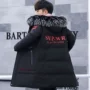 Áo khoác lông cotton nam cổ dài 2019 phiên bản Hàn Quốc mới của xu hướng mùa đông xuống bông pad học sinh trung học áo khoác đất - Bông áo phao nam hàn quốc