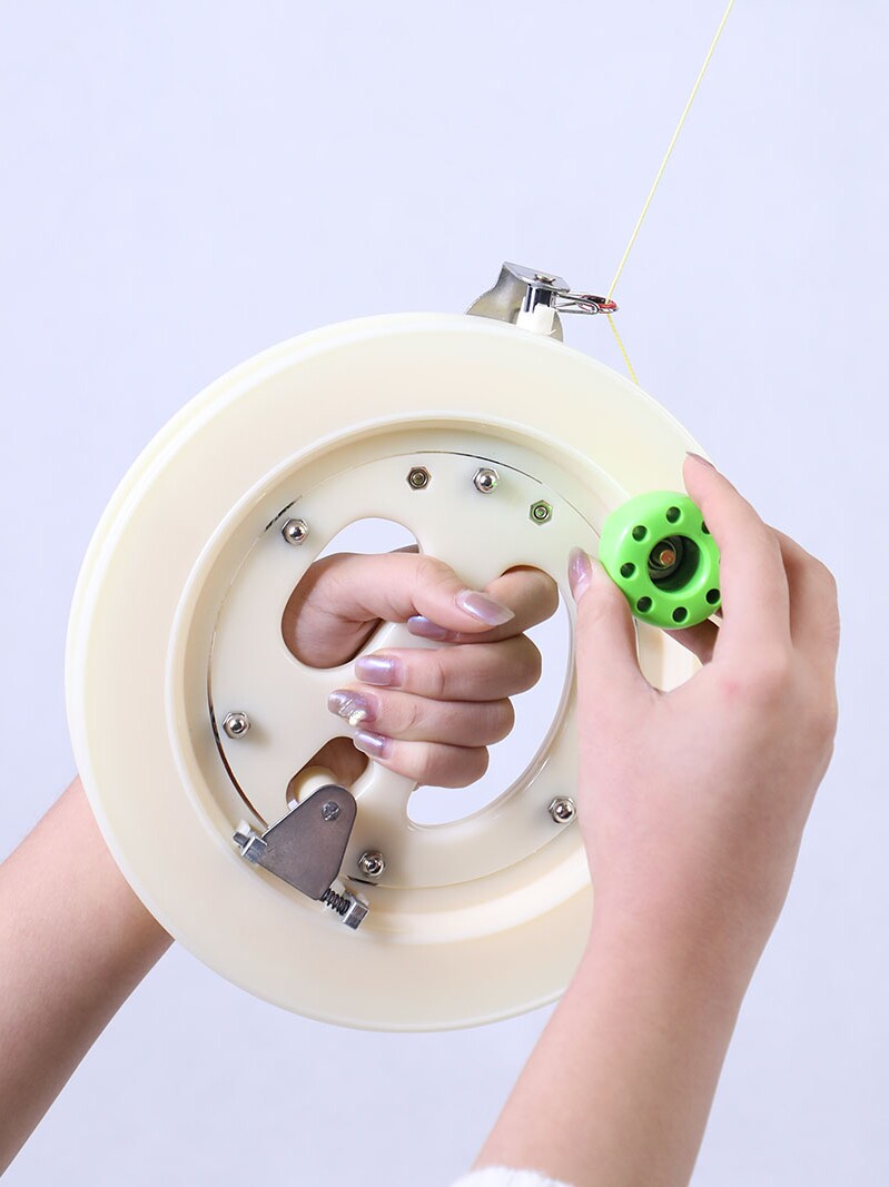 Kite wire disc New bearing wheel hand grip wheel bridge fishing line wheel hand-cranked line wheel