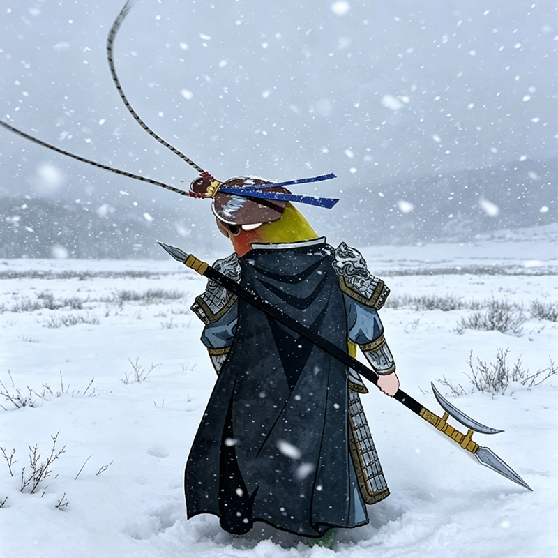 Parrot Cloak Wu'An Hou Style Cape, Cold-Proof Cape for Cockatiels, Lovebirds, and Cockatoos, Winter Essential, Windproof Cape for Outdoor Use