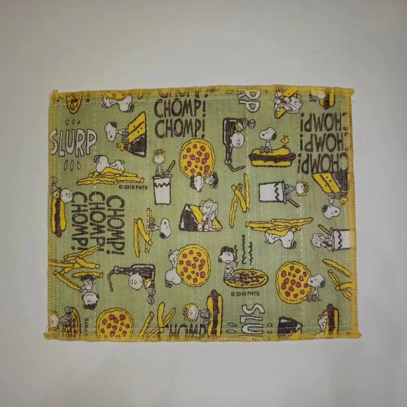 New Japanese-Style Cute Snoopy Cartoon Printed Cleaning Cloth, Kitchen-Specific, Absorbent, Lint-Free, Household Hand Towel