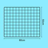 Изумрудный зеленый 60x50см черный сетка
