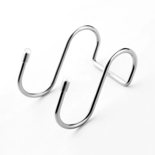 За дверью с двойной связкой кухонной ванной комнаты для ванной комнаты Дверь Дверь Стол Стол Крюк Столовый Сталь Сталь