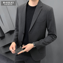 Mens casual blazer slim Korean version handsome trend business suit suit top single piece spring and autumn season