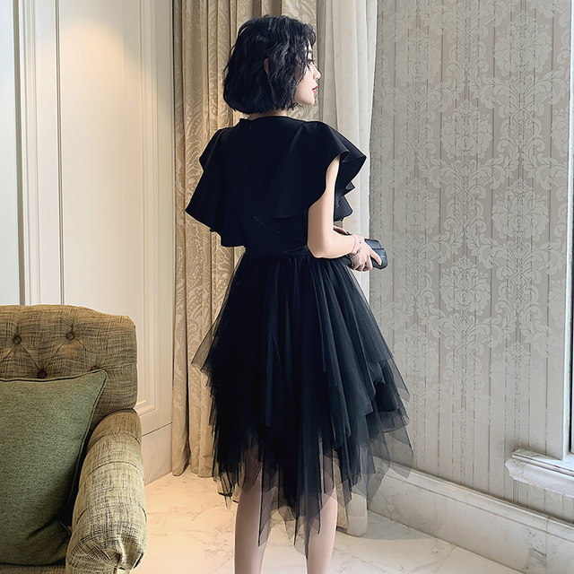 Spot clearance evening dress skirt female 2022 new banquet small person can usually wear birthday party dress