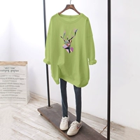 Фруктовые зеленые рукава [красочная голова оленя]