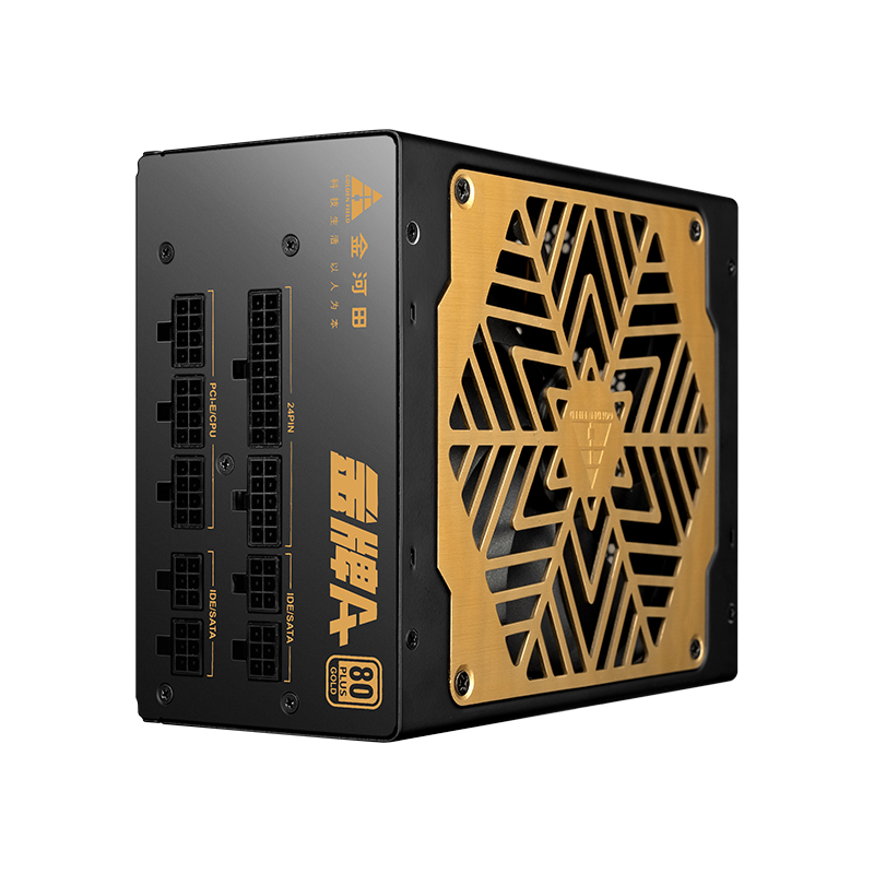 Golden River Fields Power 500w Desktop Host Box atx Power supply Full-module gold A 550w mute power supply 3181-Taobao