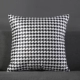 Bắc Âu đứng về phía hình học hiện đại phòng khách nhỏ gọn sofa gối màu vàng xám nhà mô hình phòng với đệm bao gồm lõi - Trở lại đệm / Bolsters gối vuông trang trí