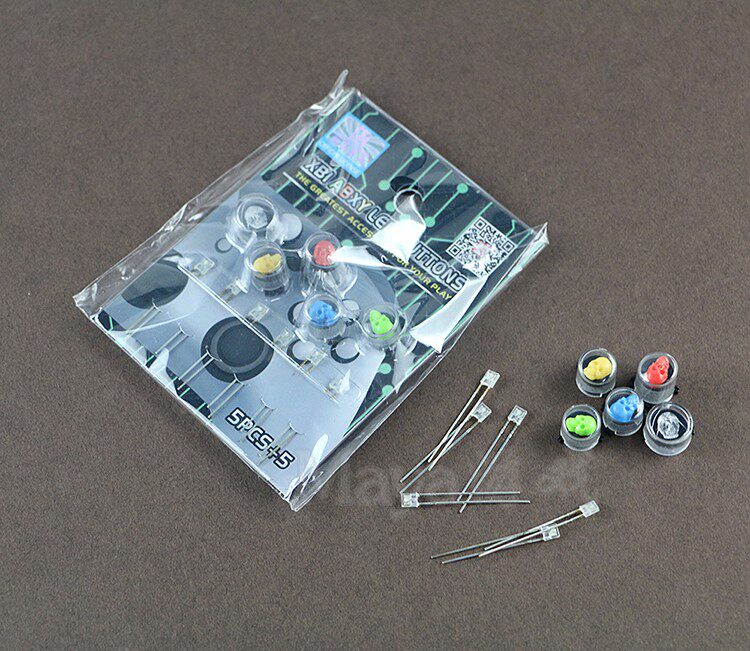 Провод xboxone手柄led灯带按键 维修配件one 骷髅头abxy键 鬼怪功能键