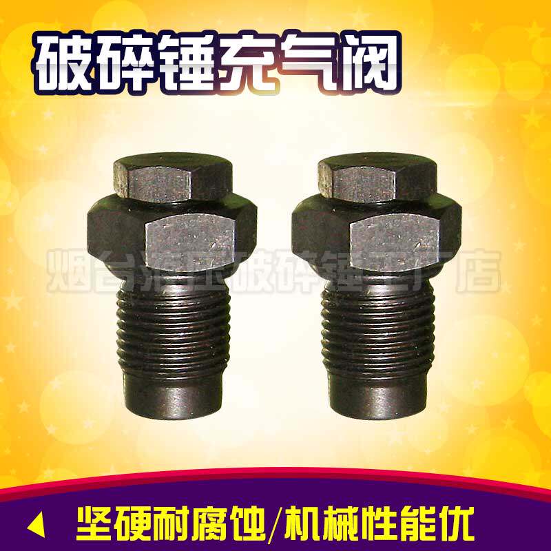 Excavator Hydraulic Crushing Hammer Inflatable Valve Universal Aerated Valve Nitrogen Valve Inflatable Device Blasters Blazer Head Inflatable Valve