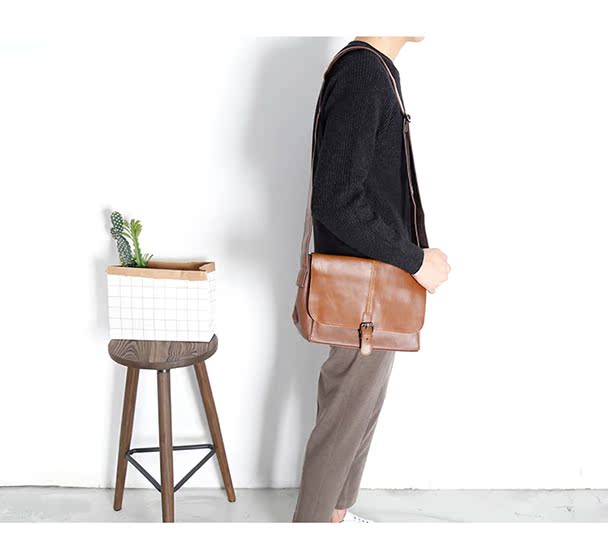 Nhật Bản retro nam giản dị túi thanh niên đường phố chụp túi Messenger túi sinh viên túi đại học thủy triều tui xach