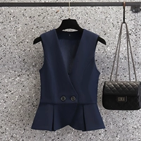 Сингл -купюрный синий жилет 3001