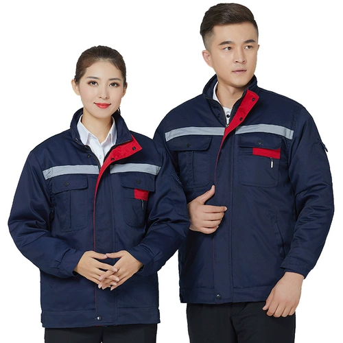 Утепленная длинная съемная куртка для работы, средней длины, делается под заказ