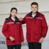 Утепленная длинная съемная куртка для работы, средней длины, делается под заказ