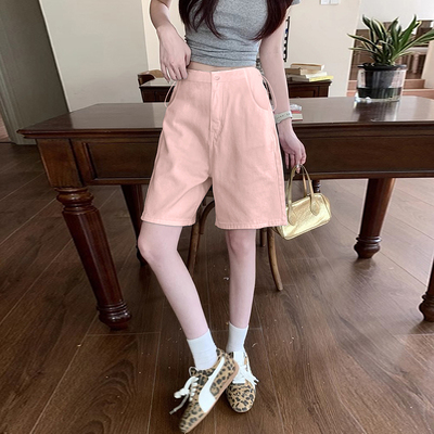 Langsha Maternity Pants Summer Shorts 2026 New Drawstring Loose Slimming Versatile Straight-Leg Casual Pants — 2