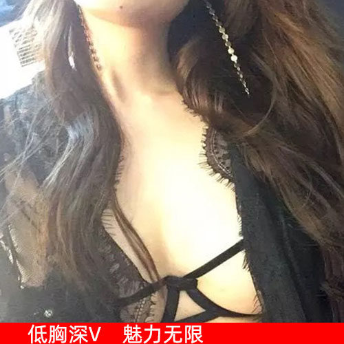 Sexy Eroy Underwear Three Point Style Hollowed-out Flowers Bra Open Gear Knickers Suit Nightclub OL Sleeping Clothes