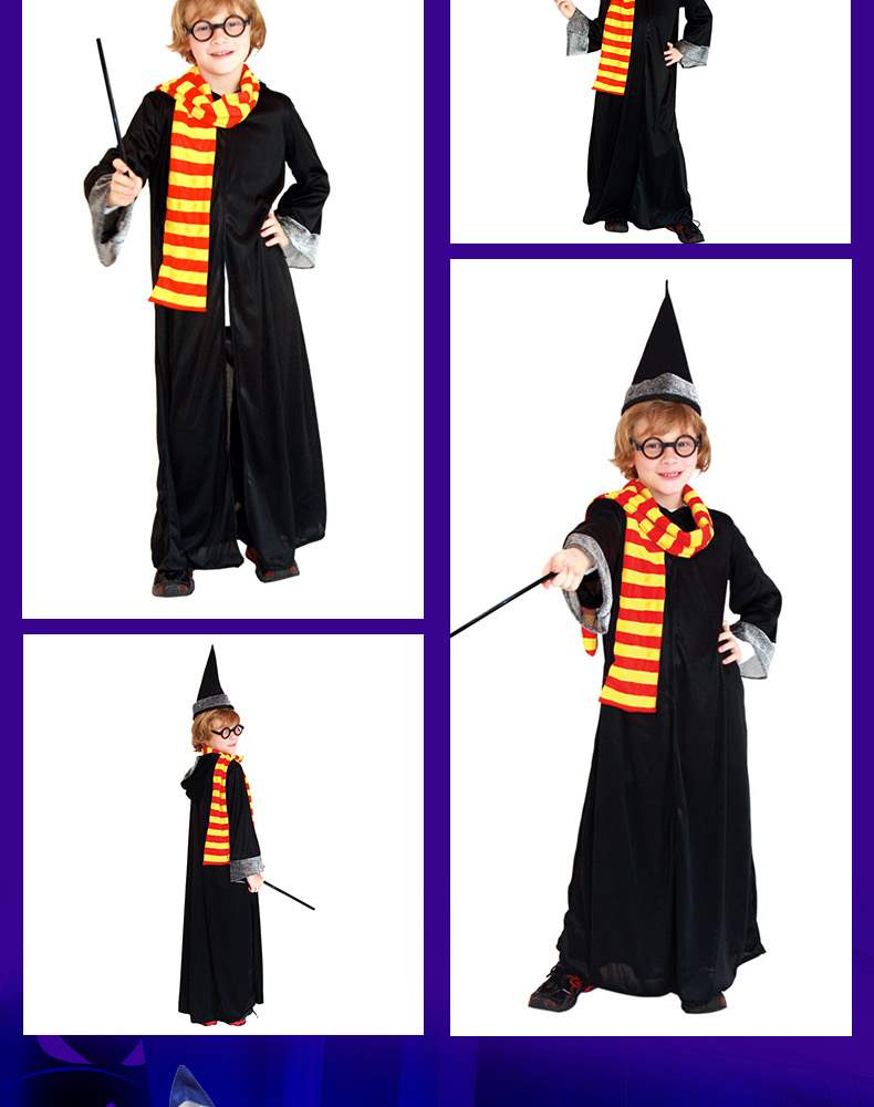 Chơi Halloween Harry Potter Trang phục Áo choàng Áo choàng Trang phục Áo choàng Cosplay Trang phục phù thủy - Cosplay cosplay violet evergarden