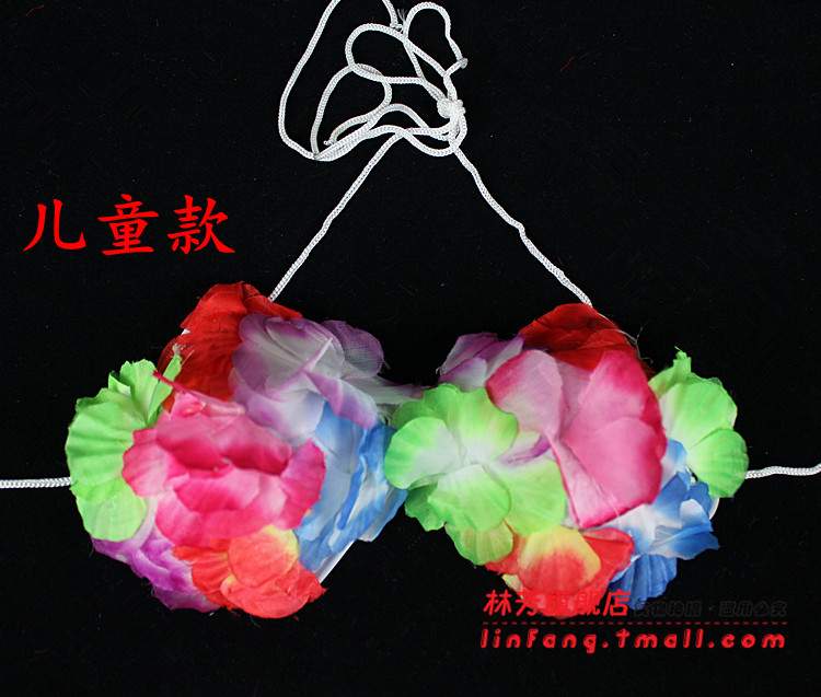 Lin Fang 32g Liu Yi biểu diễn cung cấp hiệu suất quần áo hula dance phù hợp với áo ngực - áo ngực của trẻ em - Sản phẩm Đảng / Magic / Hiệu suất