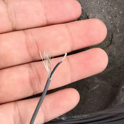 1 Core shielding line 0 12 square 26awg single core Gray winding fine signal line outer diameter 1 7mm very thin