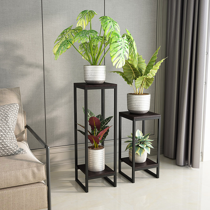 New Chinese style be born flower frame Zen real wood teahouse sitting room balcony porch flower a few bonsai places adornment buy content to wear