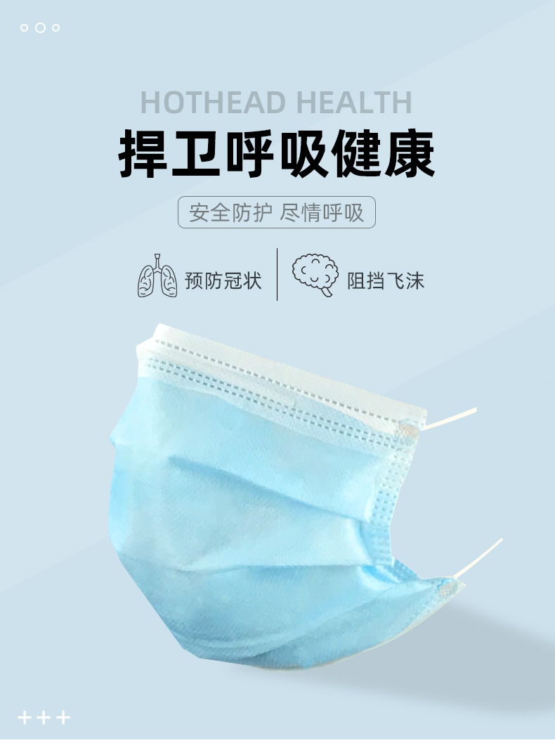 绿馨源 一次性防护口罩 10只 图1