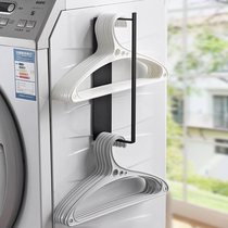 Storage artifact non-perforated hanger bathroom wall-mounted toilet home balcony drying rack towel rack