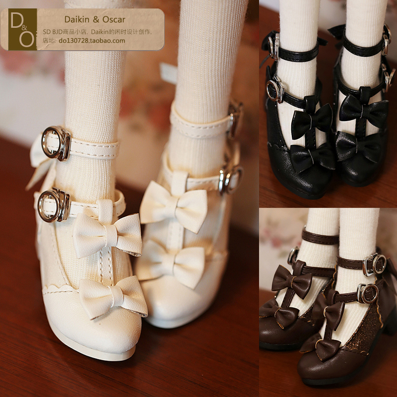 DO Spot Bjd Eva Shoes Soom Sdc Sdm Butterfly Flash Drilling Retro Princess Shoes Sd Doll 3 minutes gl4 mdd