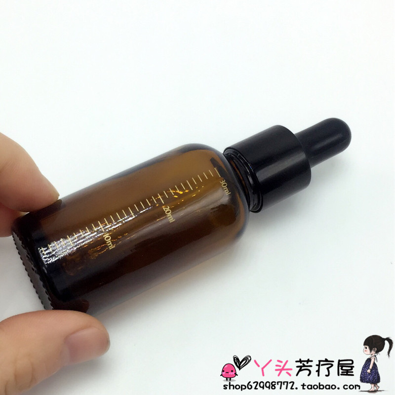 Với quy mô Chai rỗng Chai chuyển dầu Chất lượng cao tường dày Chai tinh dầu màu nâu 30ml Chai nhỏ giọt rơm - Tinh dầu điều trị tinh dầu mùi già