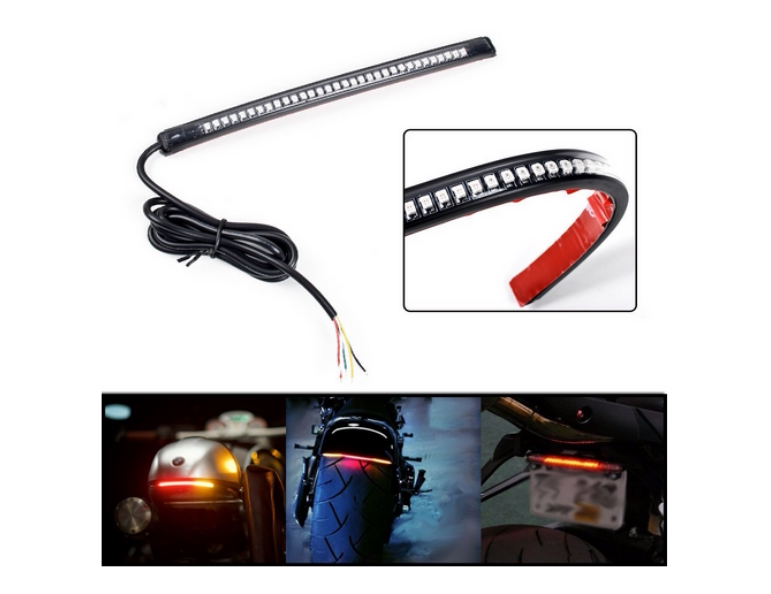 Motorcycle Accessories 32Led Motorcycle Modified Brake Turn Signal Light Electric Vehicle Led Integrated Command Light