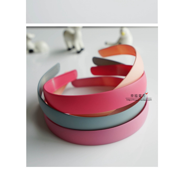 Ba phụ kiện tóc trẻ em nhập khẩu rắn màu đầu headband học sinh mũ bảo hiểm không trơn trượt cài tóc cô dâu