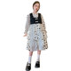 Girls dress spring and autumn 2023 new big boy super foreign style girl long-sleeved polka dot cake skirt princess skirt