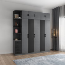 Minimalist modern wardrobe Small family Two-door wardrobe rental room with Nordic large wardrobe Home bedroom combined closet
