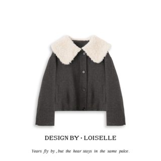 【年终盛典】LOISELLE洛赛儿【天鹅赋】百搭休闲大衣外套LS1707