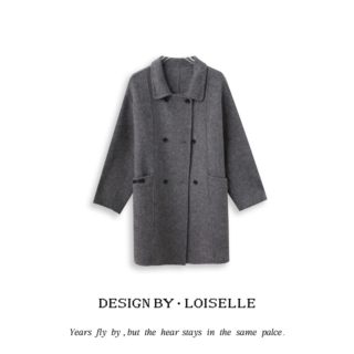 【年终盛典】LOISELLE洛赛儿【桑榆】时尚休闲大衣LS1713