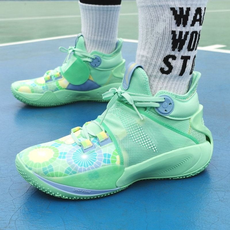 Li Ning Sound Speed 9 Gen Wade Way Cotton Flower Sugar Shock Absorbing Professional Race Basketball Shoes ABPR017 AR011 039